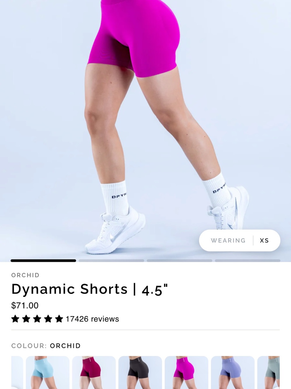 DFYNE Dynamic Shorts | 4.5" - Orchid